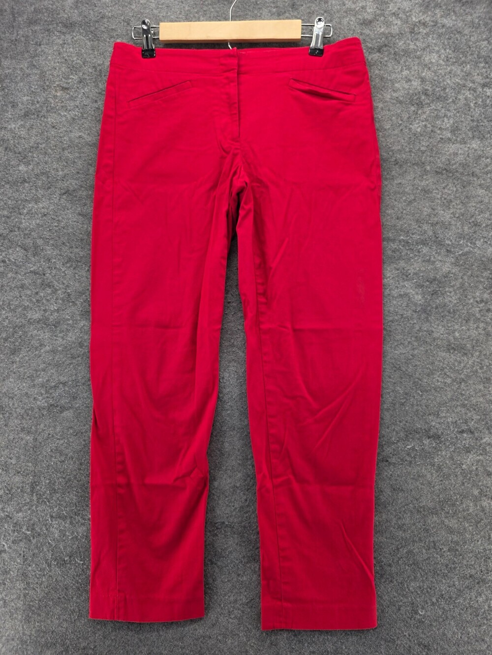 J Jill Pants Womens 6 Red Low Rise 32x26"